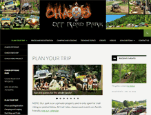 Tablet Screenshot of chaosoffroadpark.com